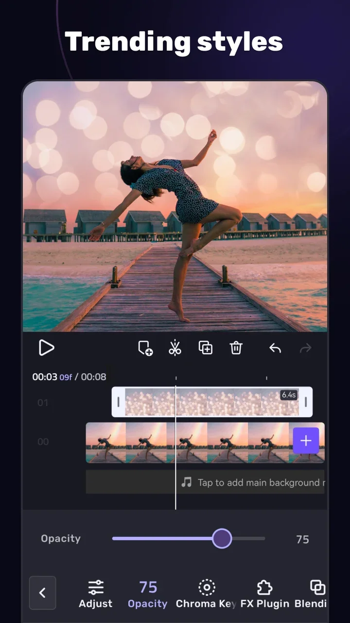 لقطة شاشة AI Video Editor - VivaCut